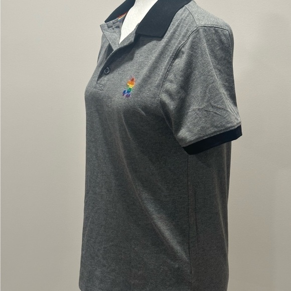 Walt Disney Women’s Polo Rainbow Mickey Patch size Small - Picture 3 of 7